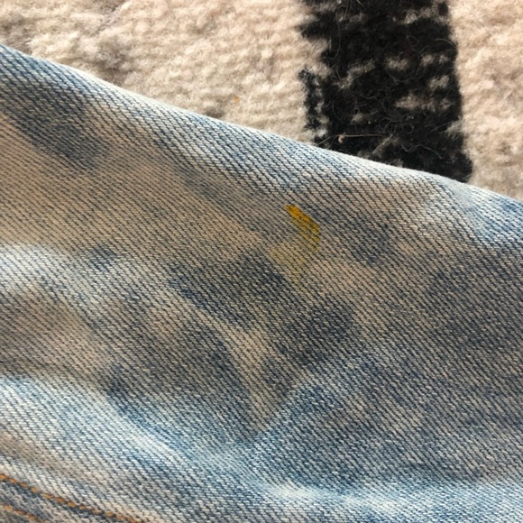 Painted Denim Jacket Japanese Geisha Girl - Picture 6 of 6